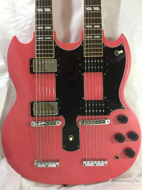 1970 79 Aria Pro II Double Neck SG 1190 Sharpened Flat